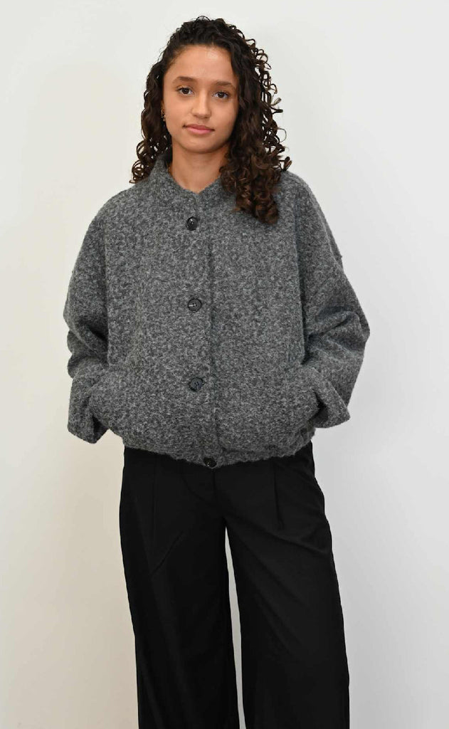 Noella Jakke - N-Marnie - Dark Grey Melange