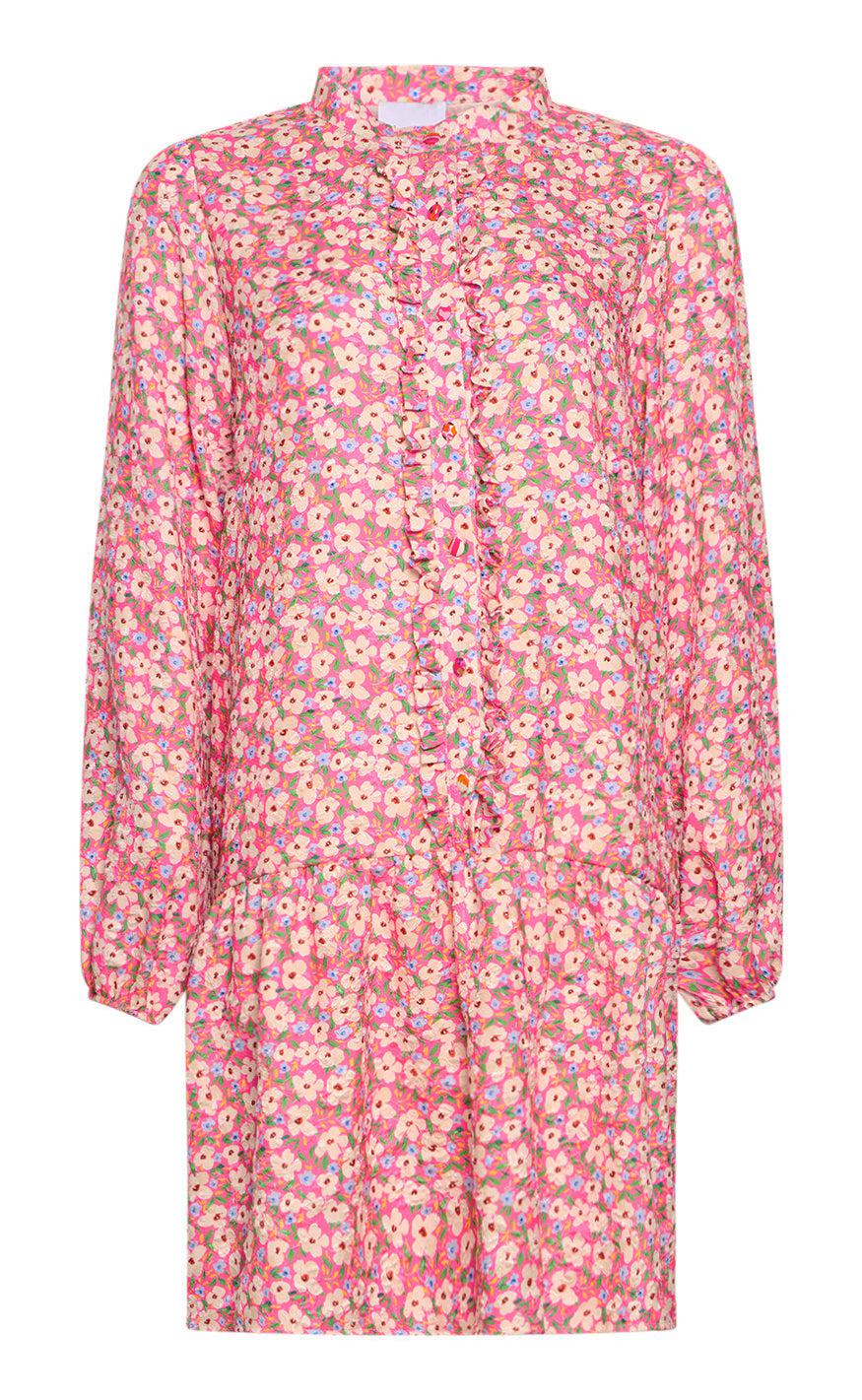 Noella Kjole - Florentina - Pink Flower