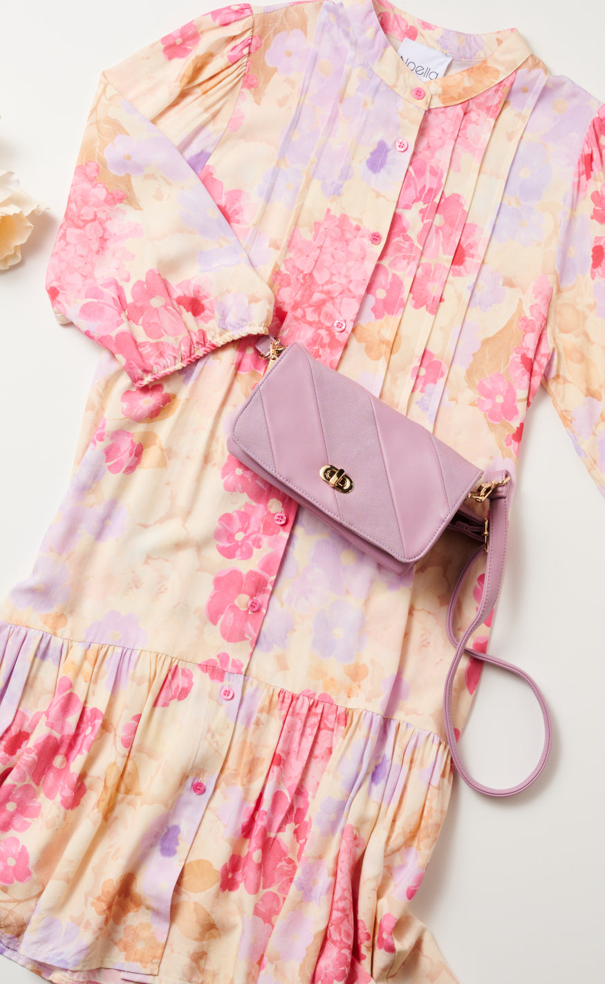 Noella Kjole - Imogene Short - Pink Lilac Sand Mix