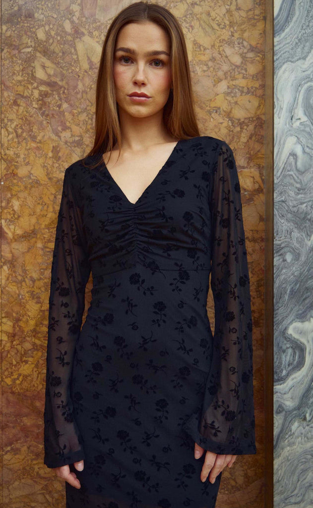 Noella Kjole - Kameyella - Clarity Black Print