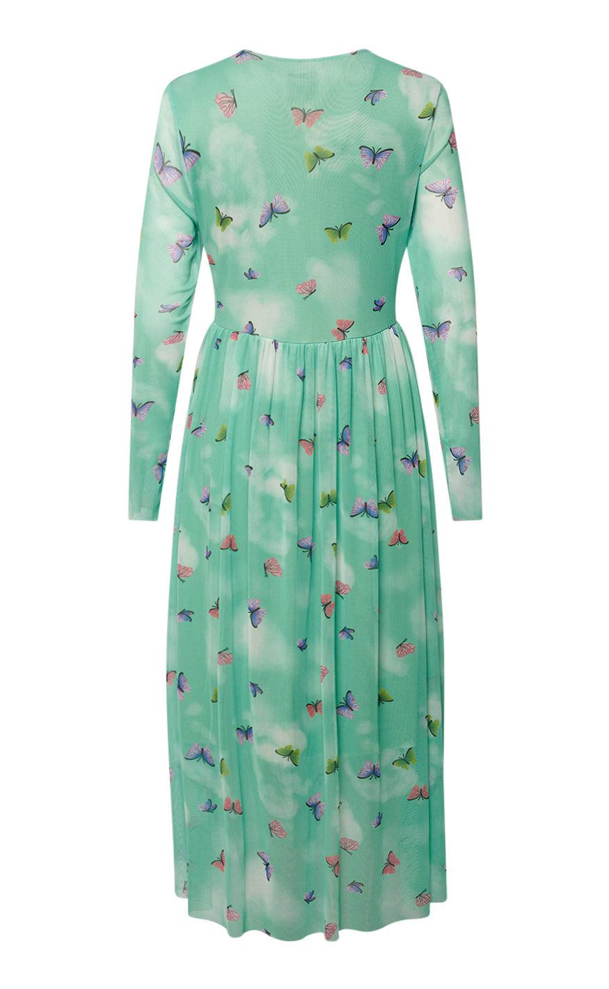 Noella Kjole - Lola - Green Butterfly