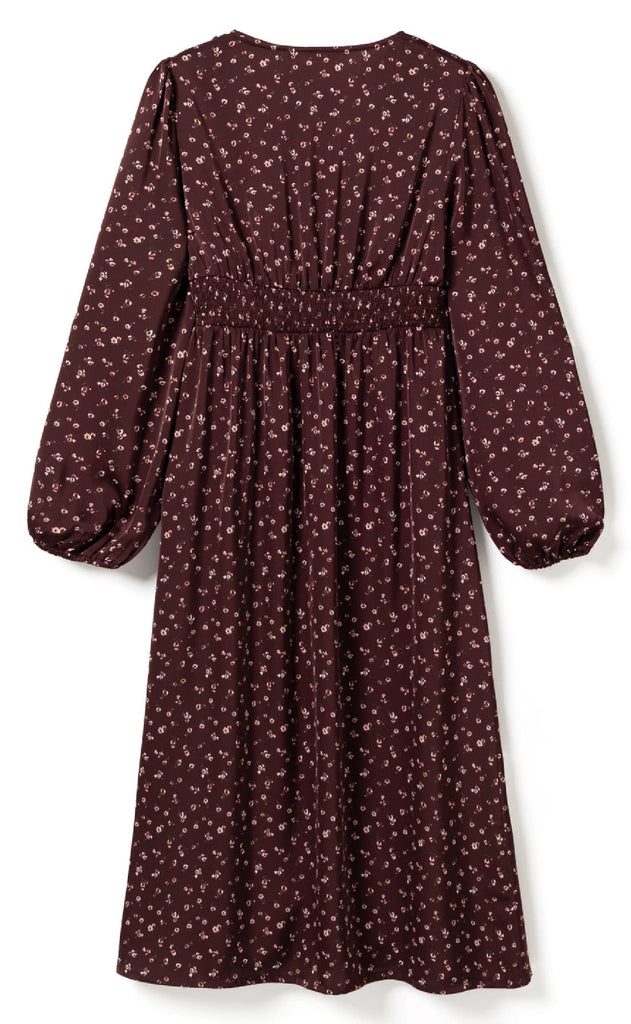 Noella Kjole - N-Lilith - Dwyn Burgundy Print