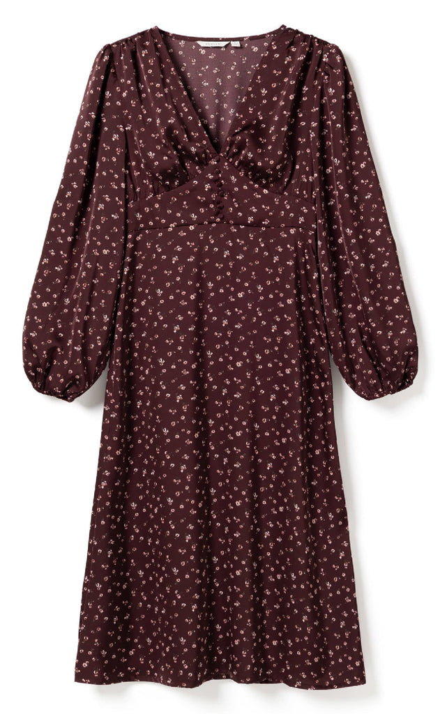 Noella Kjole - N-Lilith - Dwyn Burgundy Print