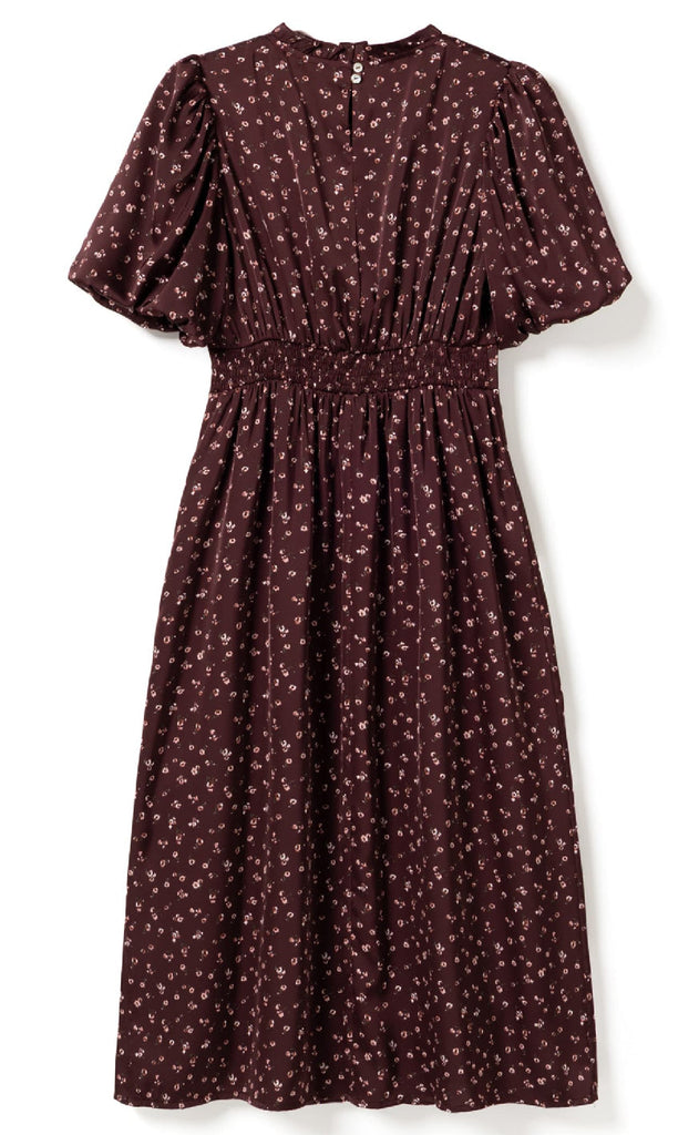 Noella Kjole - N-Ruth - Dwyn Burgundy Print