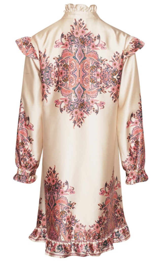 Noella Kjole - Reno Ruby Ruffle - Drusella Print