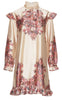 Noella Kjole - Reno Ruby Ruffle - Drusella Print