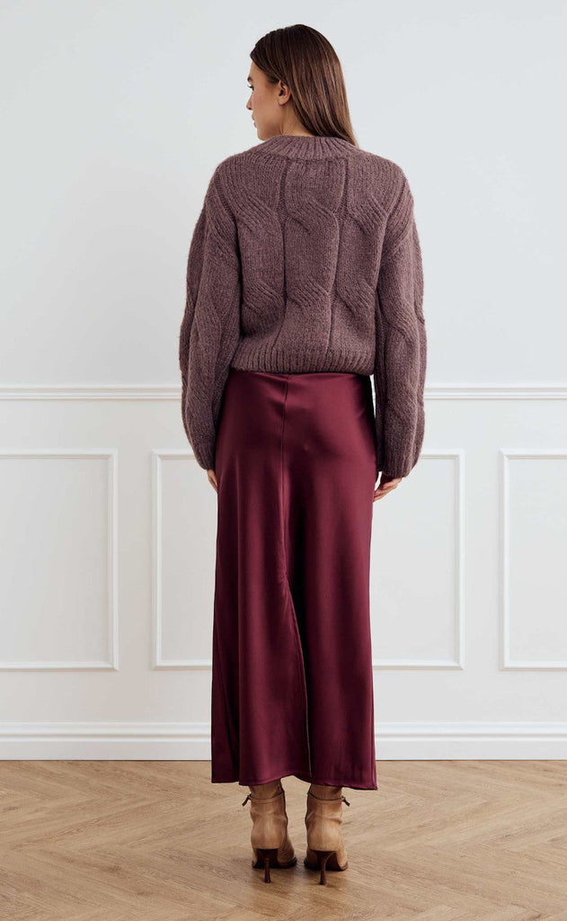 Noella Skjørt - Leonora - Dusty Mahogany