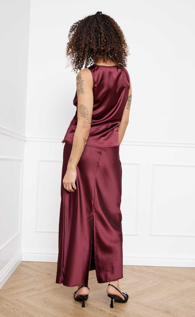 Noella Skjørt - Leonora - Dusty Mahogany