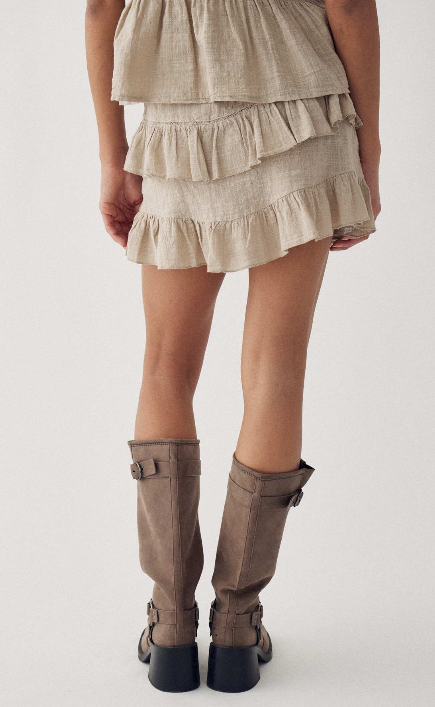 Noella Skjørt - Marlin - Grey Ivory