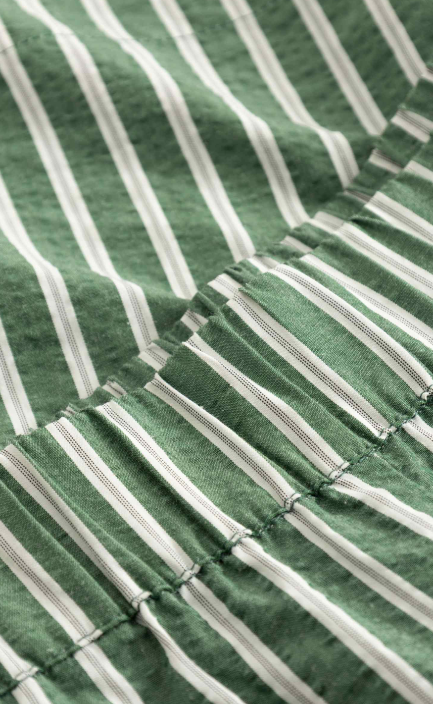 Noella Shorts - Layne MW - Drayton Green Stripe