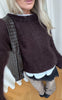 Noella Strikk - Latora - Dark Brown Chocolate