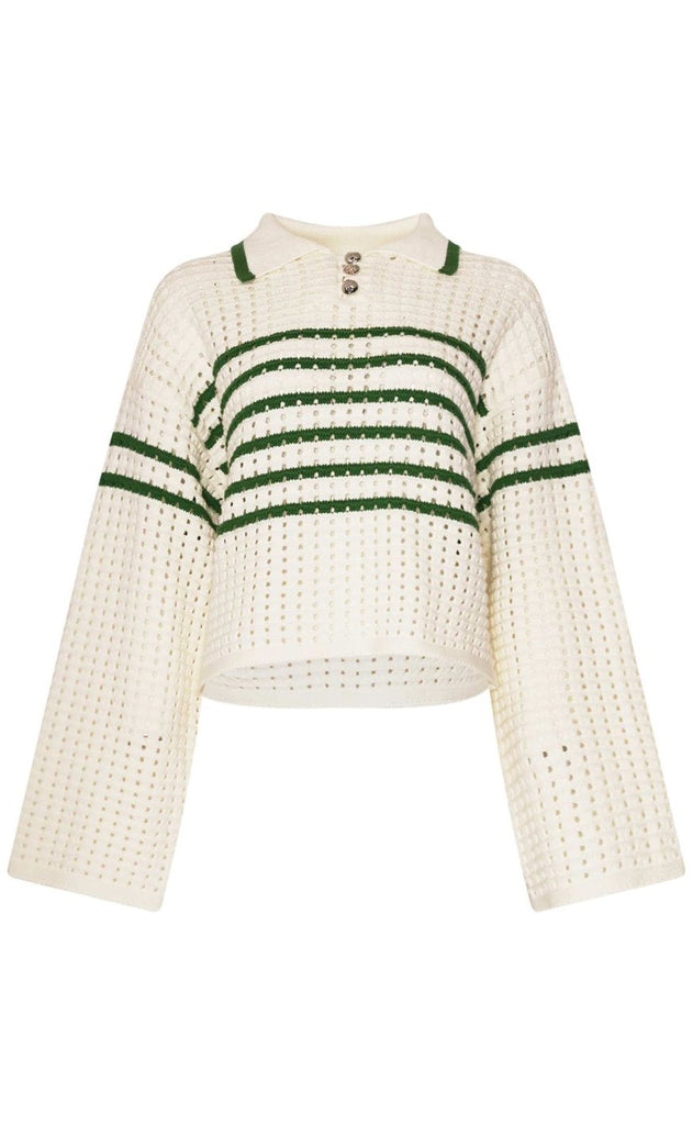 Noella Genser - Leen - Talani Green Stripe