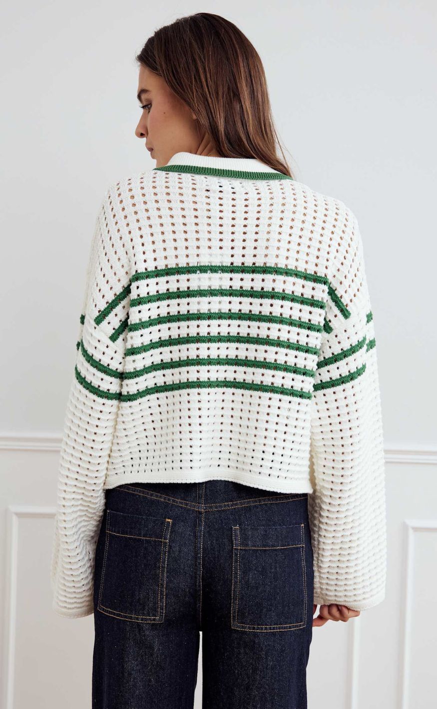 Noella Genser - Leen - Talani Green Stripe