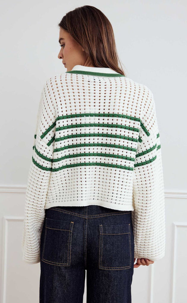 Noella Genser - Leen - Talani Green Stripe