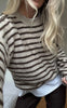 Noella Strikk - Mafalda - Brown Sand Stripe