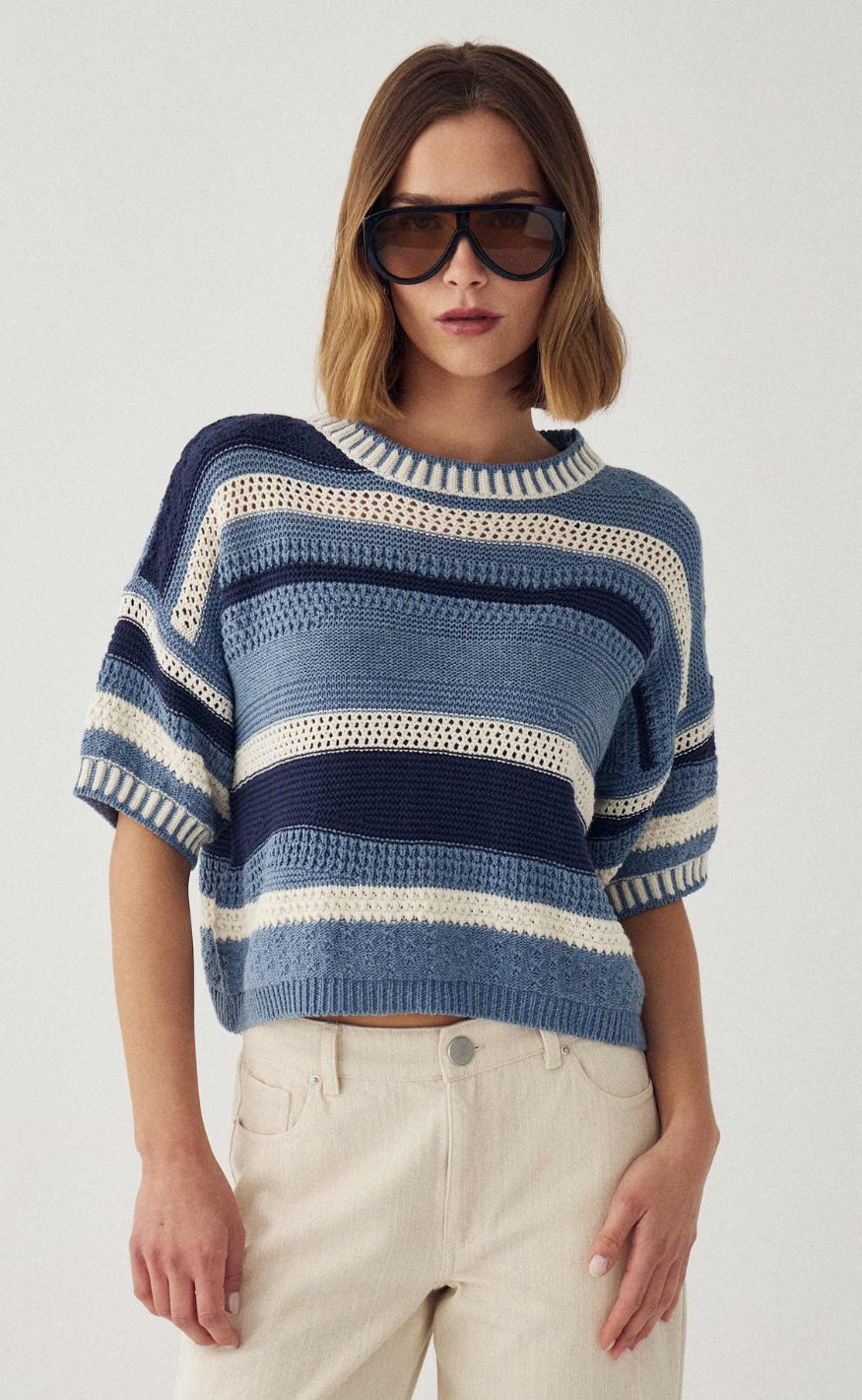 Noella Genser - Marian - Daya Blue Stripe