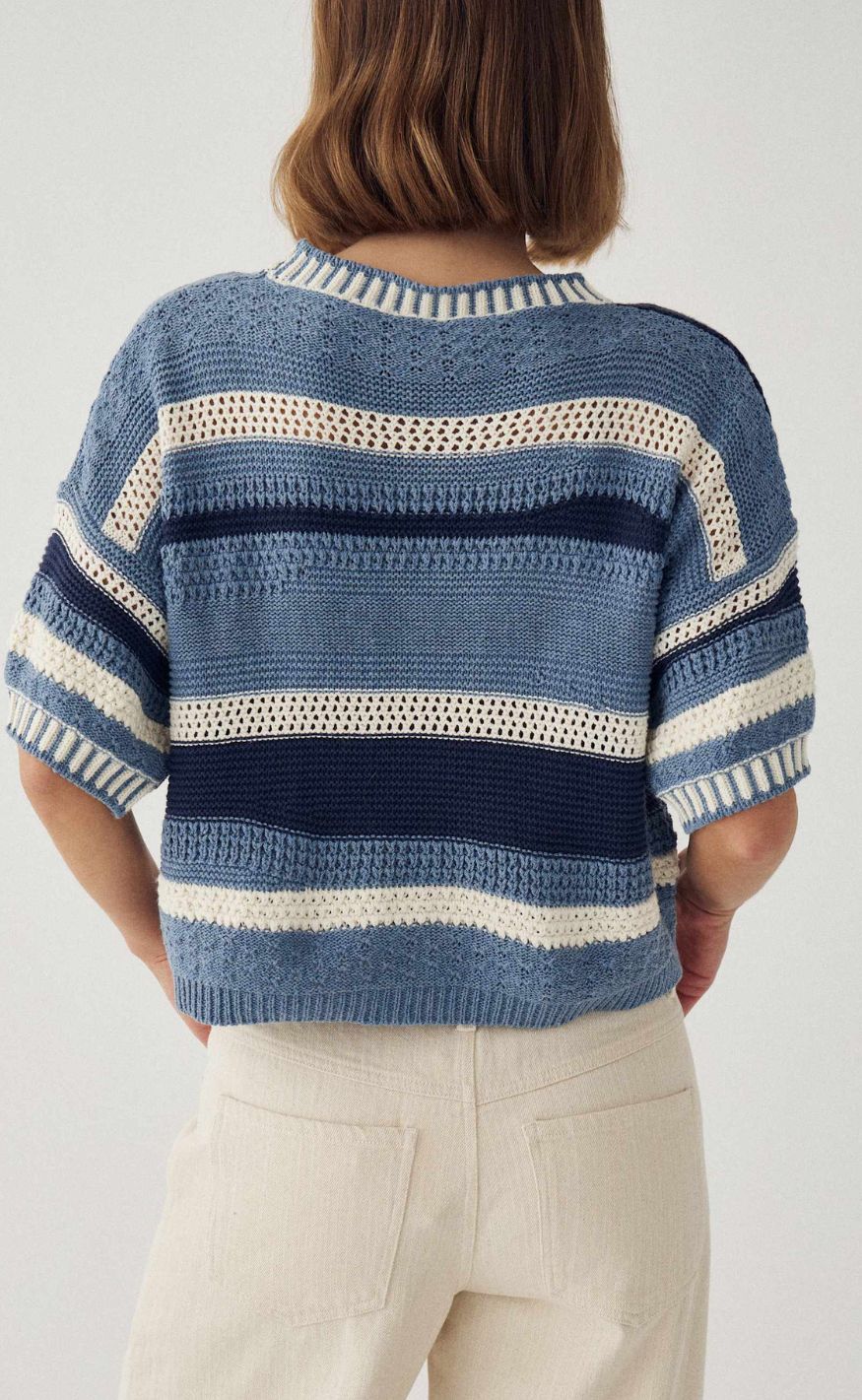 Noella Genser - Marian - Daya Blue Stripe