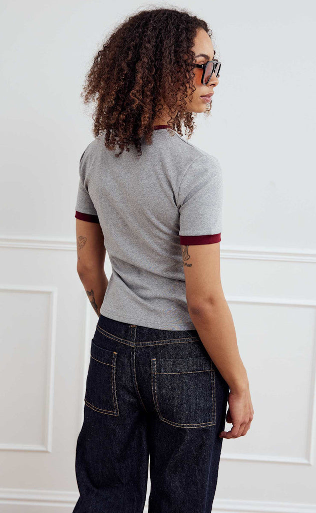 Noella T-shirt - Gossip - Medium Grey Mel.