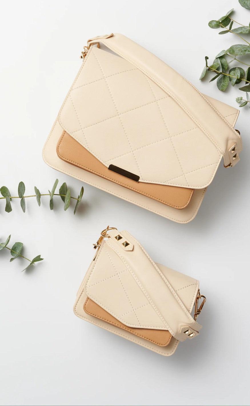 Noella Veske - Blanca Multi Compartment - Nude Leather Look