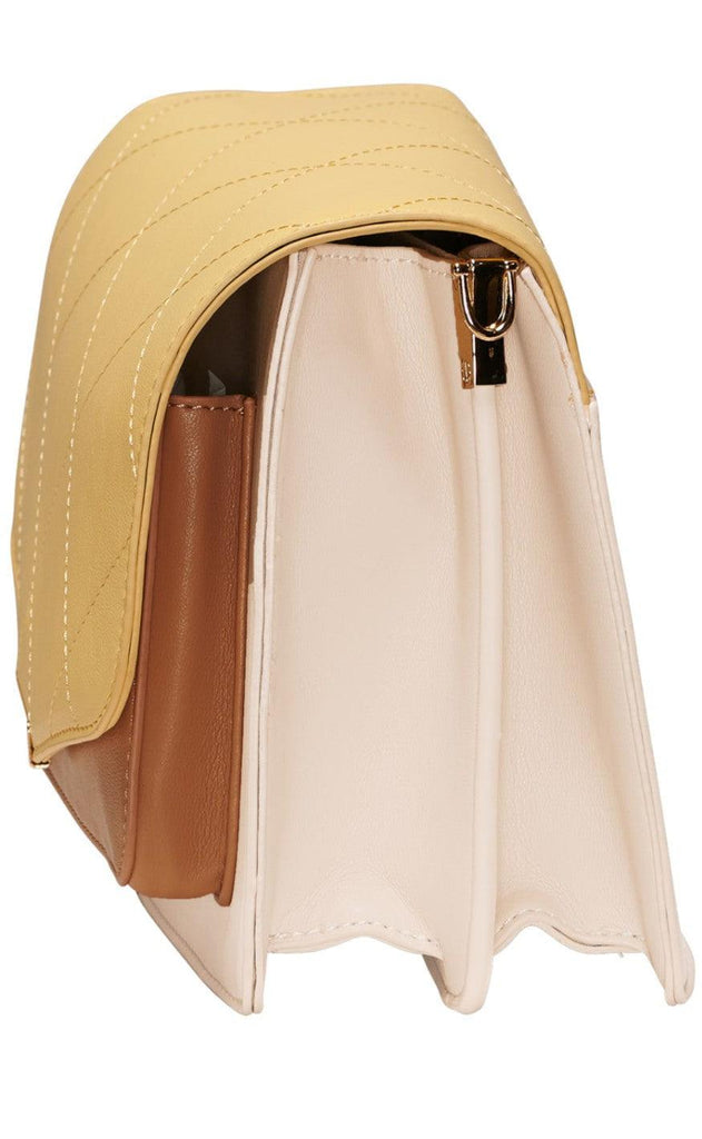 Noella Veske - Blanca Multi Compartment - Yellow/Nude/Dark Nude