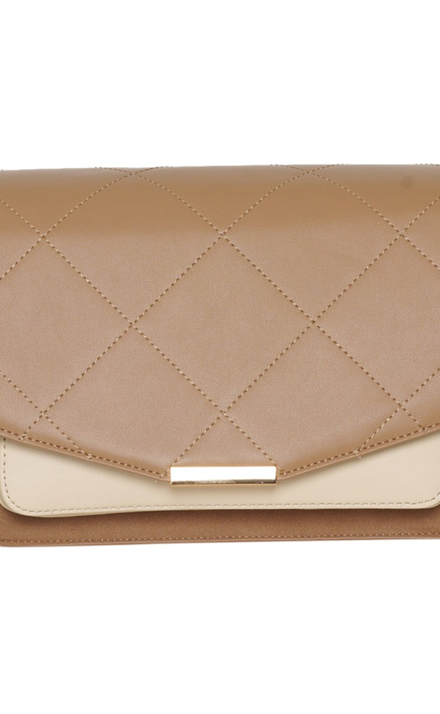 Noella Veske - Lanca Multi - Taupe/Off White/Rose Mix