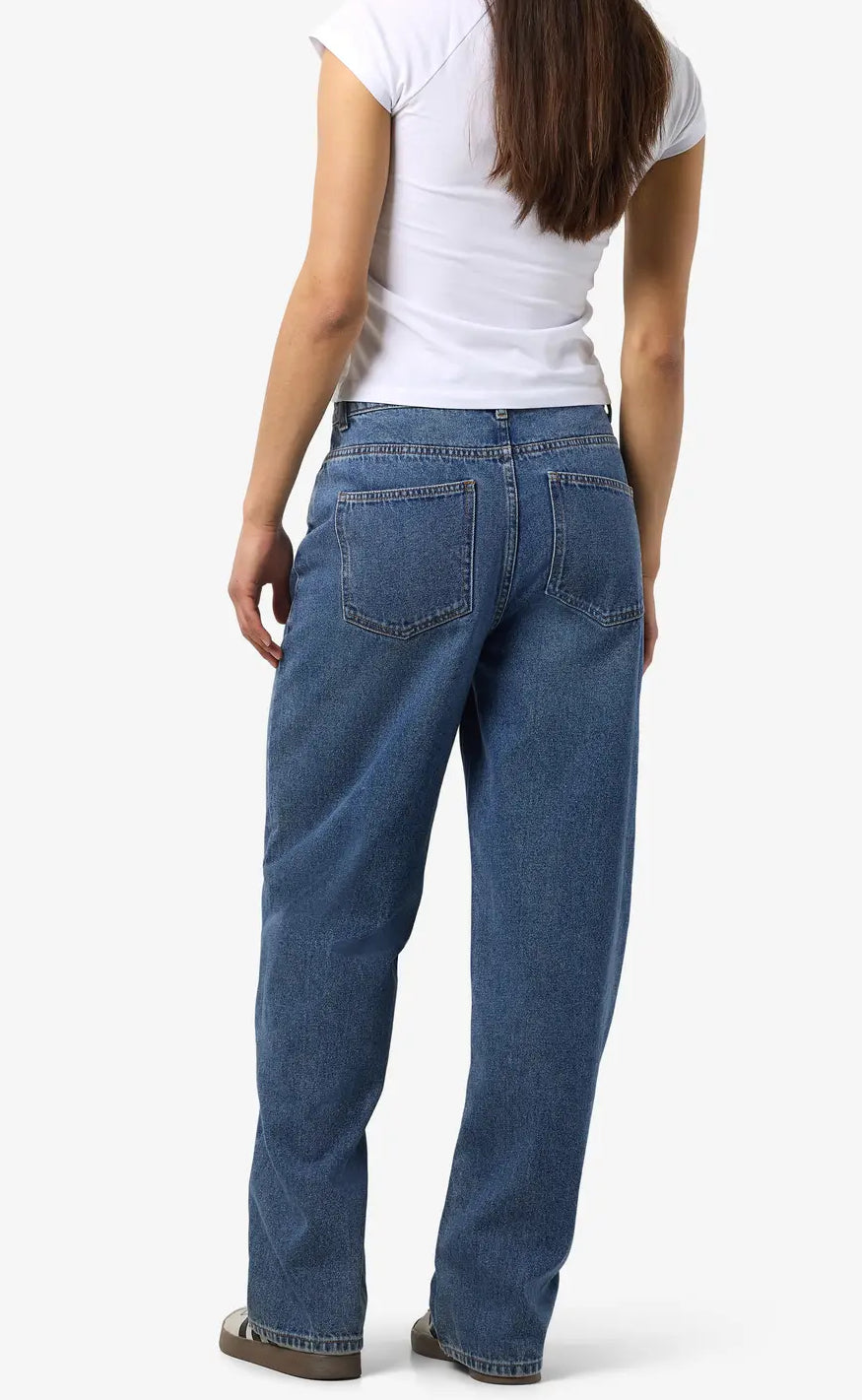 Noisy May Bukser - Alexa NW - Medium Blue Denim