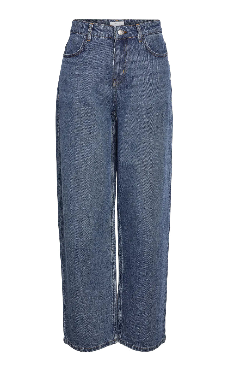 Noisy May Bukser - Alexa NW - Medium Blue Denim