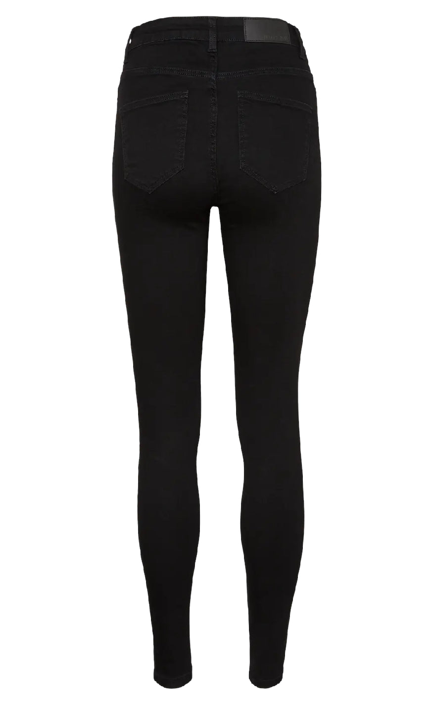 Noisy May Bukser - Callie Skinny - Black Denim