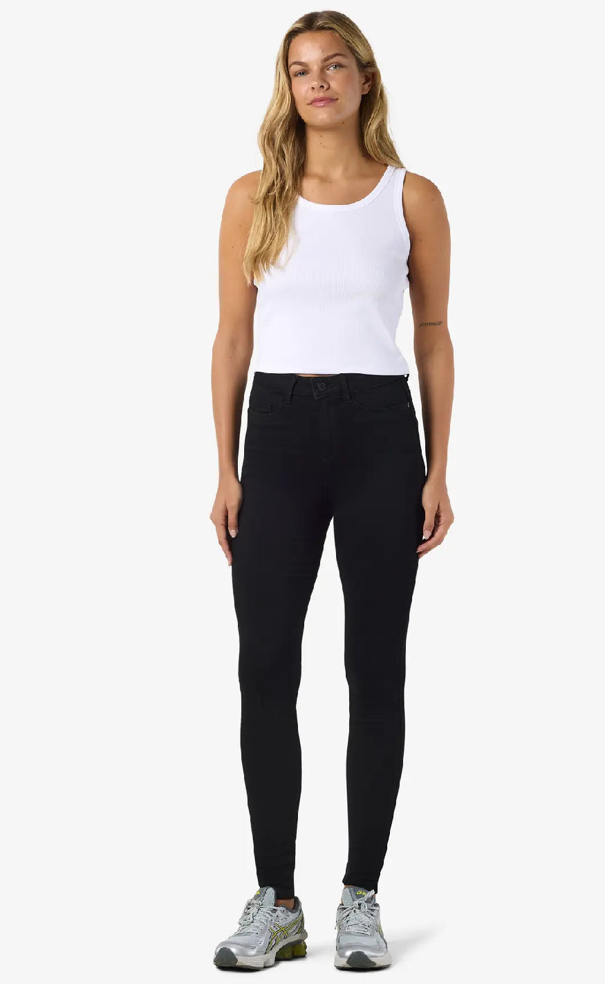 Noisy May Bukser - Callie Skinny - Black Denim