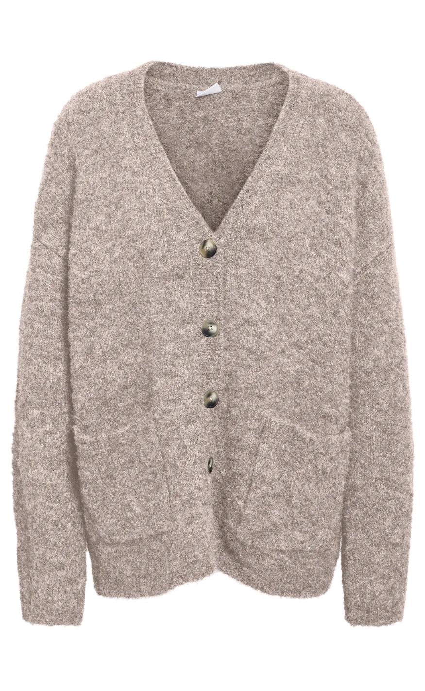 Noisy May Cardigan - Dolly - Silver Mink