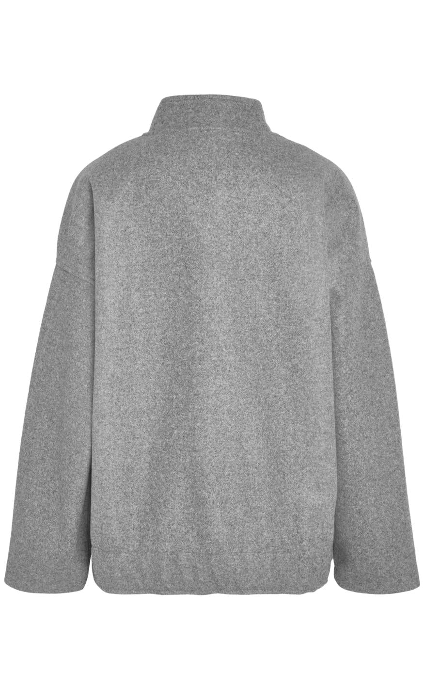 Noisy May Jakke - Halston - Light Grey Melange