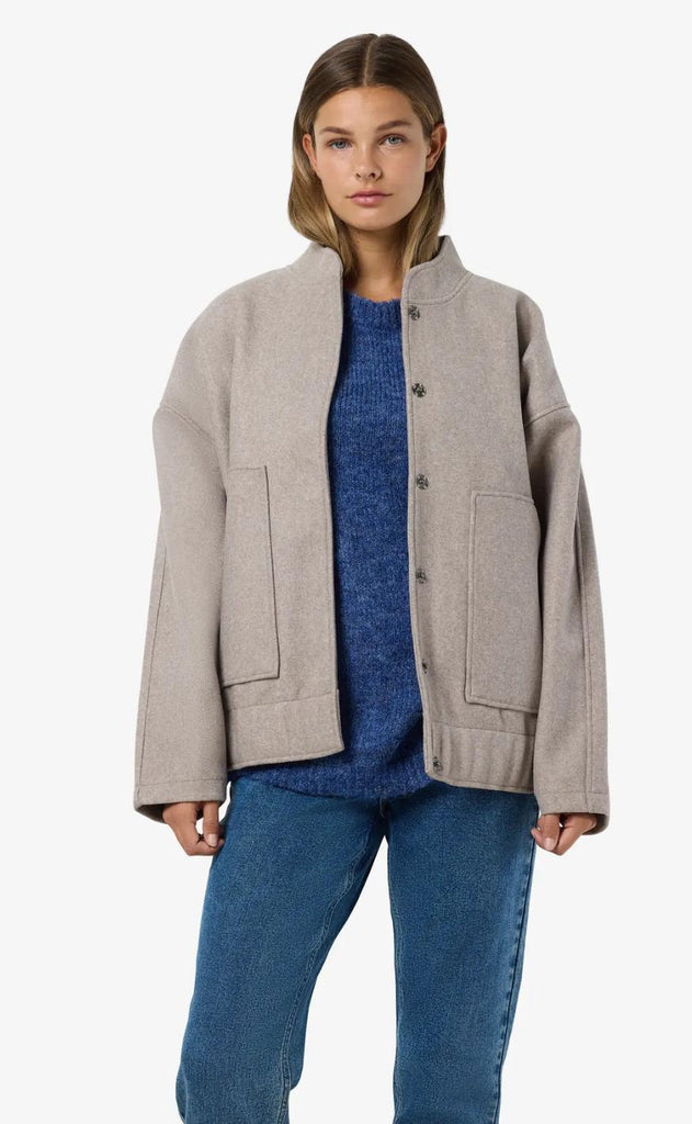 Noisy May Jakke - Halston - Nomad Melange