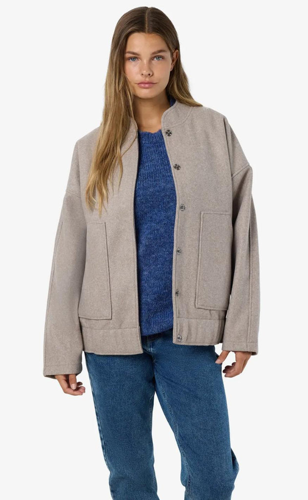 Noisy May Jakke - Halston - Nomad Melange