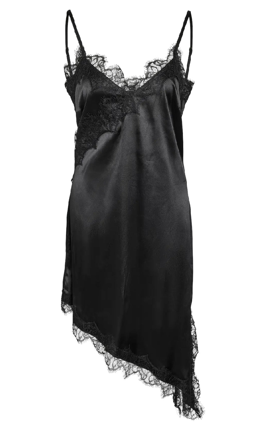 Noisy May Kjole - Sofie Satin - Black