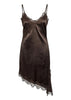 Noisy May Kjole - Sofie Satin - Chocolate Brown