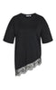 Noisy May T-skjorte - Easy Lace - Black