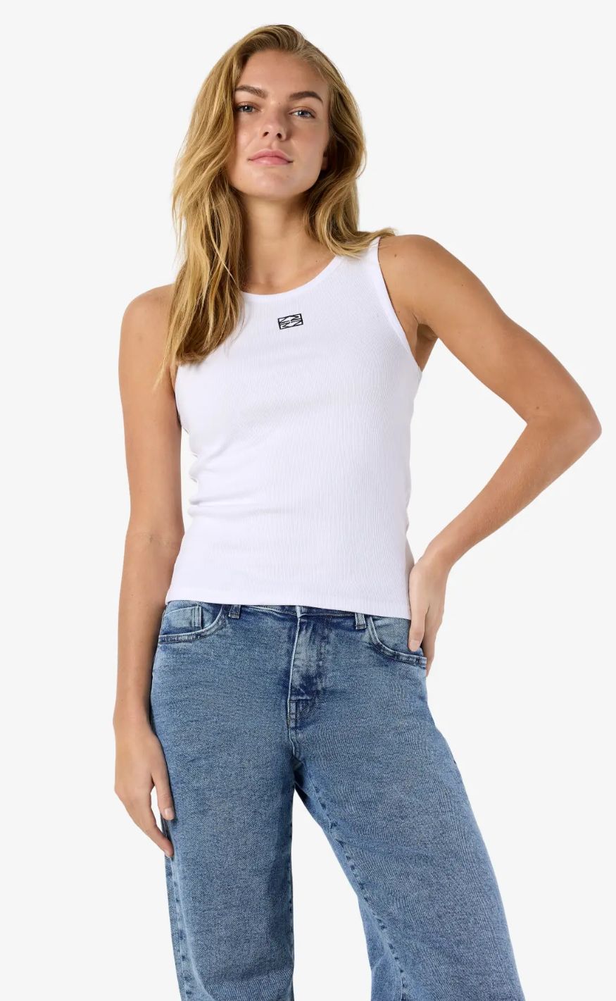 Noisy May Topp - Maya Regular Tank - Bright White