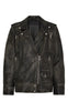 Notyz Jakke - Oversized Biker - Grey w. Silver acc.