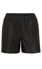 Notyz Shorts - Chicago - Black Leather
