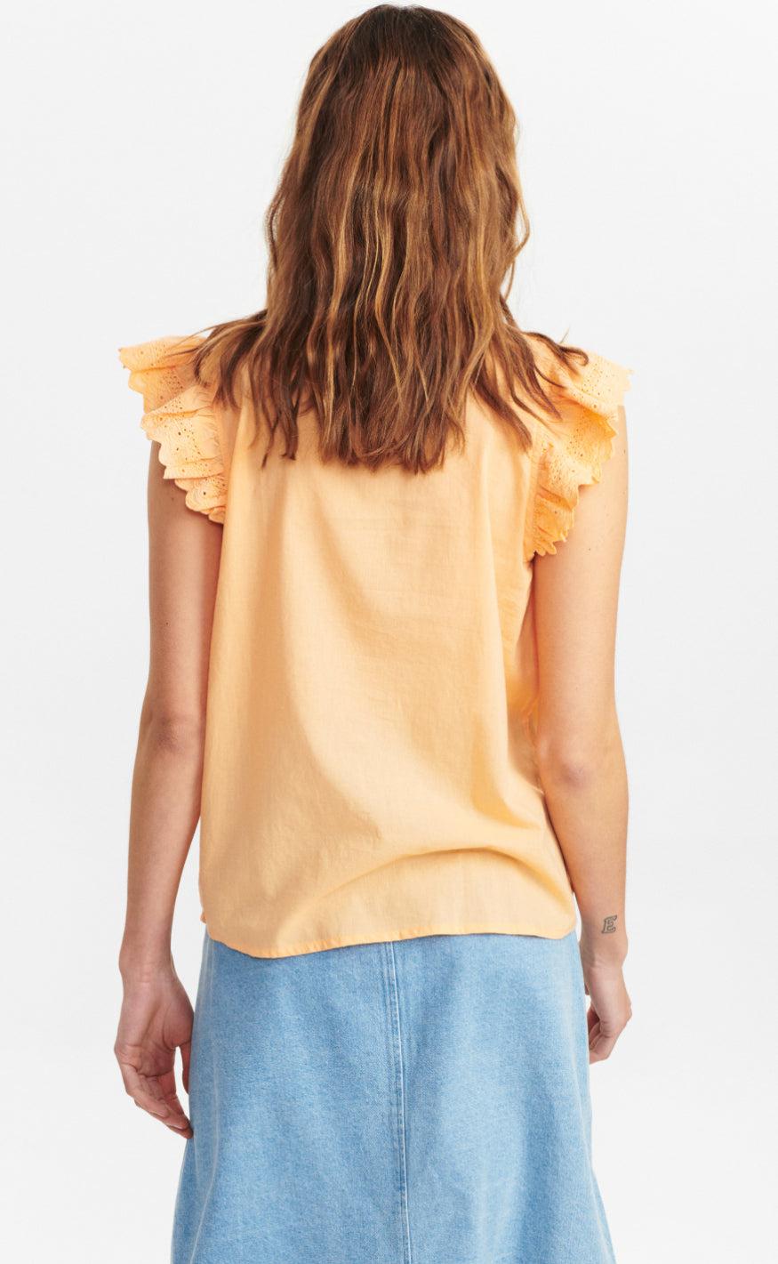 Nümph Bluse - Camma - Peach Cobbler