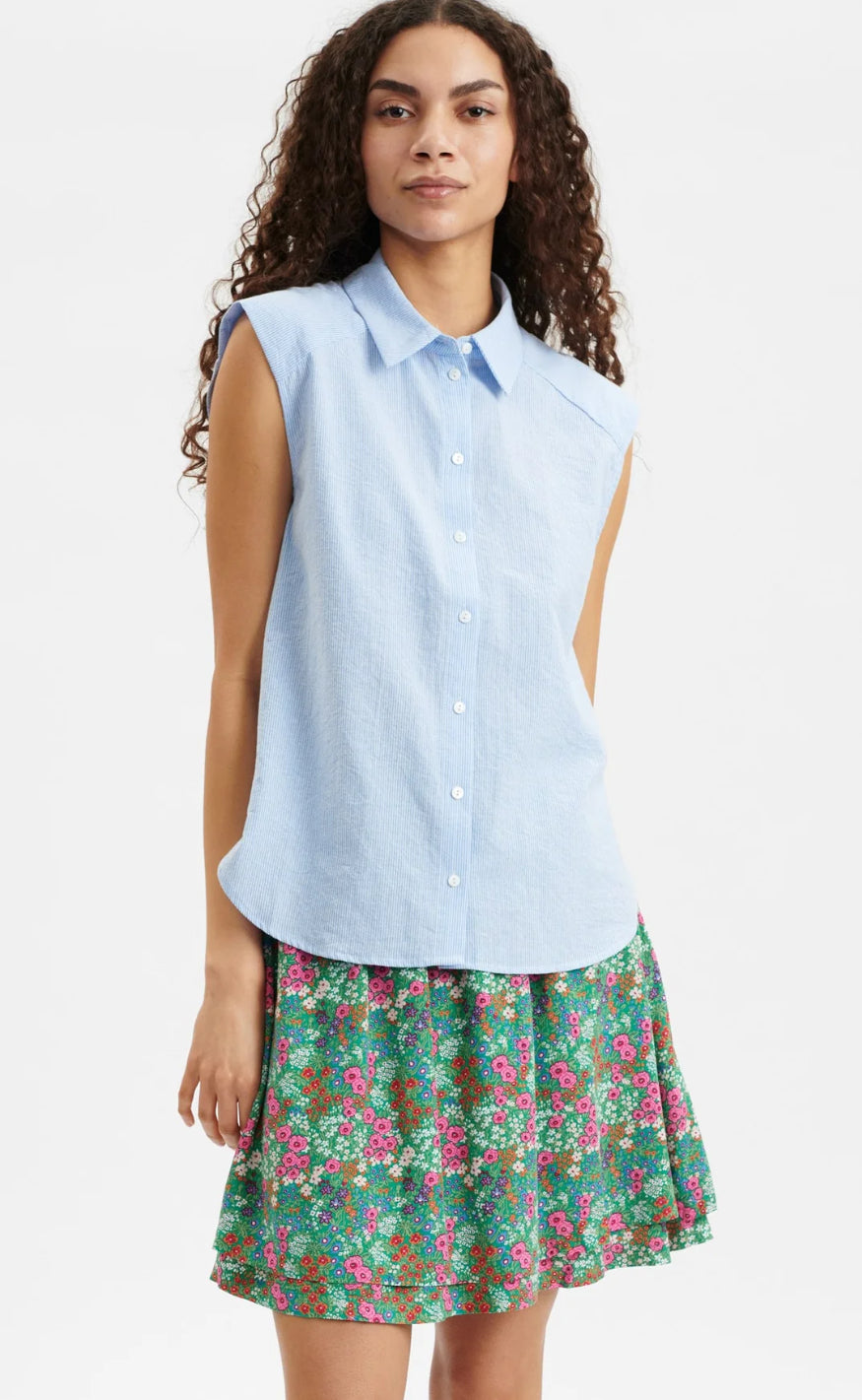 Nümph Bluse - Cora - Blue Bell