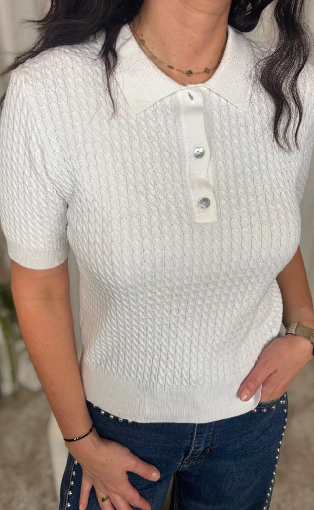 Nümph Bluse - Mimi - Cloud Dancer