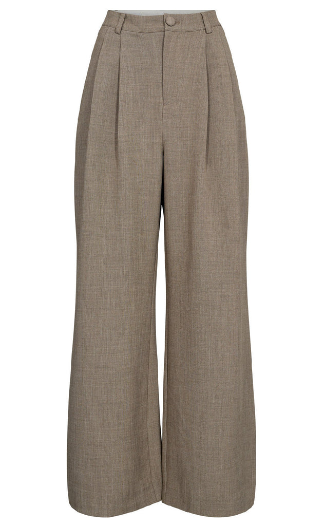 Nümph Bukser - Melona - Dark Sand Melange