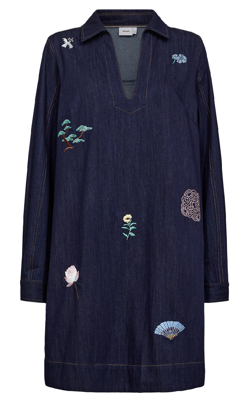 Nümph Kjole - Chiku - Dark Blue Denim