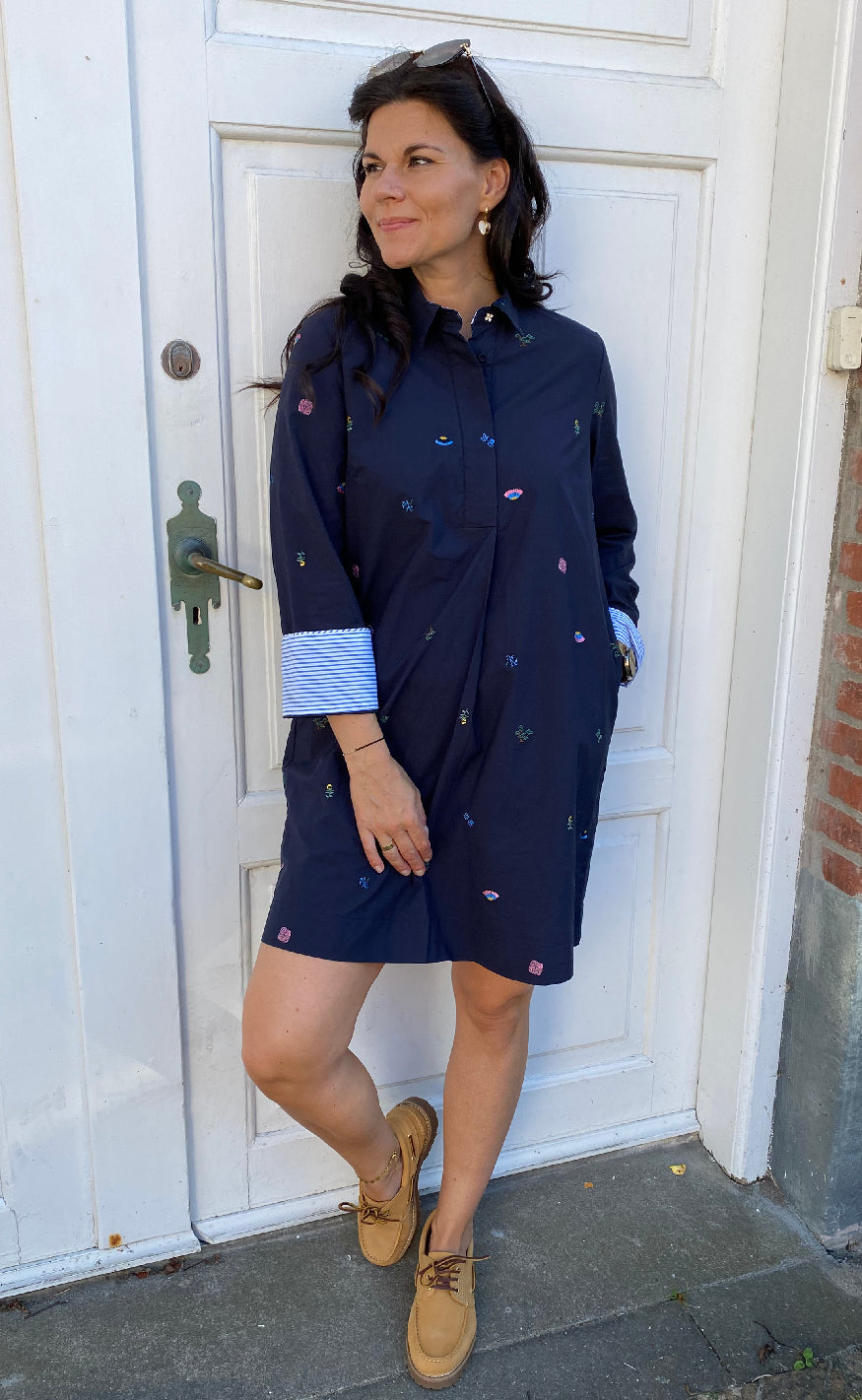 Nümph Kjole - Chiro - Dark Sapphire