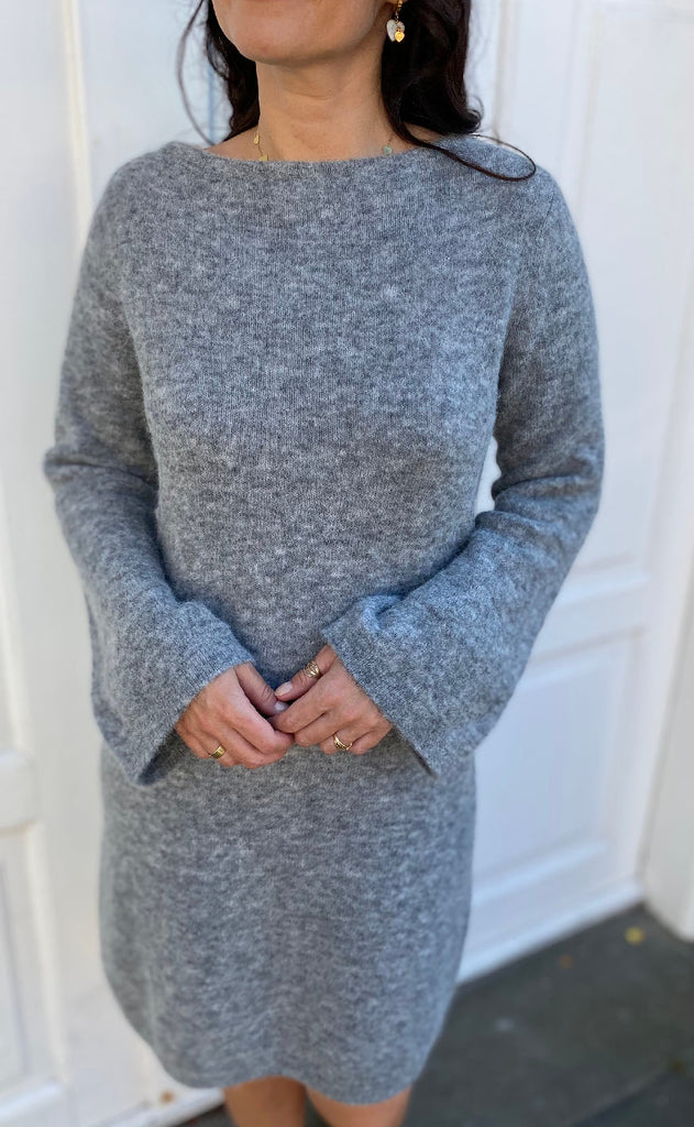 Nümph Kjole - Riette - Medium Grey Mel.