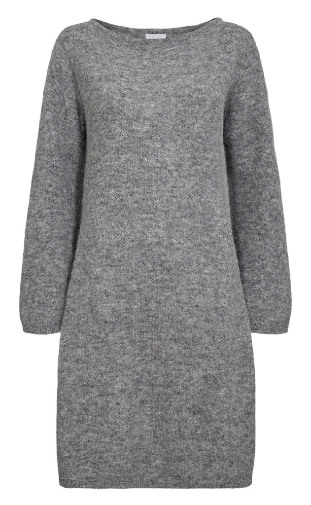 Nümph Kjole - Riette - Medium Grey Mel.