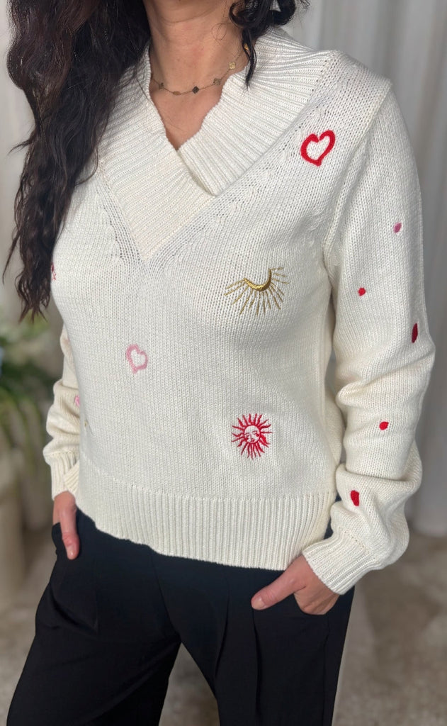 Nümph Pullover - Soleima Mix - Pristine