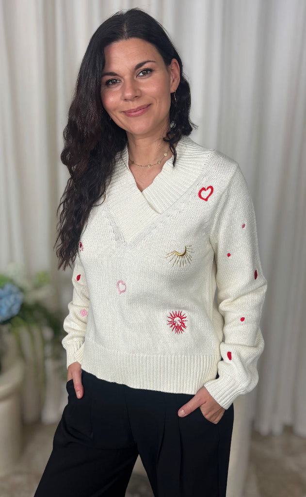 Nümph Pullover - Soleima Mix - Pristine