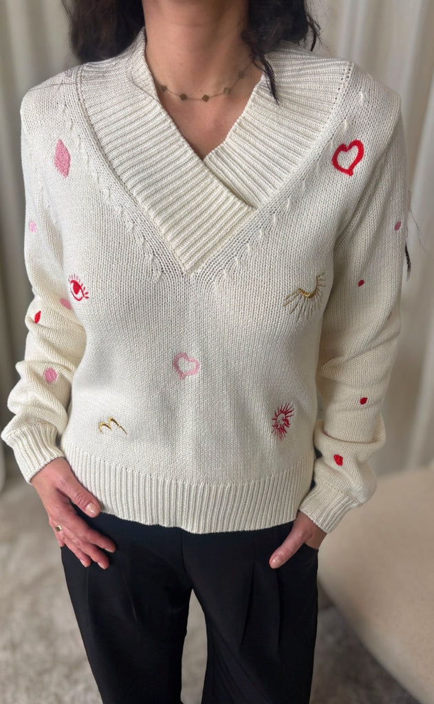 Nümph Pullover - Soleima Mix - Pristine